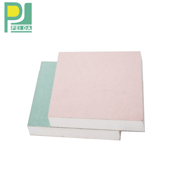 Heat Protect Wall Partition Insulated Gypsum Board Thickness