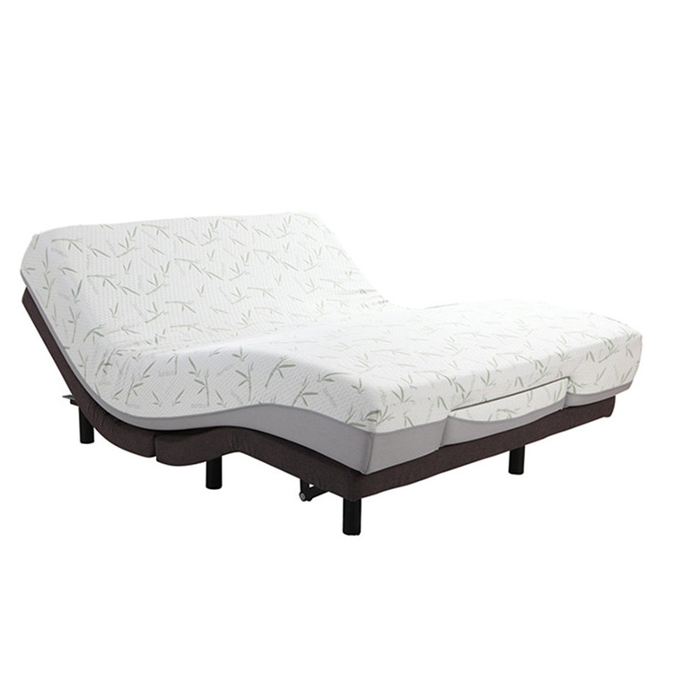 Bedroom bed modern double size adjustable bed king function smart electric massage bed