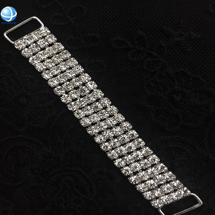 Top Sale Crystal Rhinestone Chain Bikini Connectors For Woman Swimsuit Accessories Beach Wear