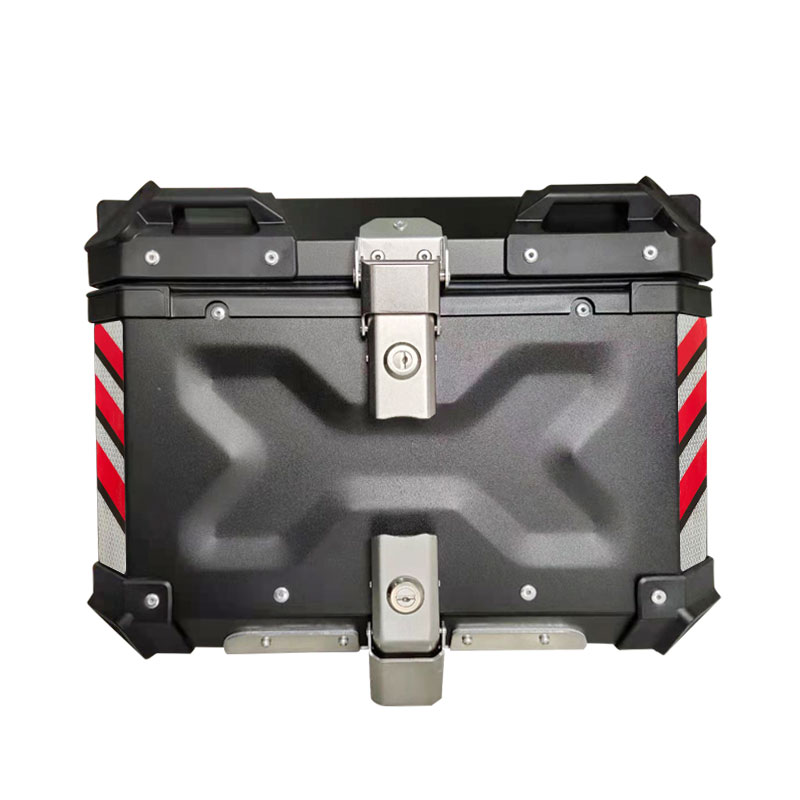 Коробка для доставки OHHO 45l, Алюминиевый задний корпус для мотоцикла, верхняя коробка для мотоцикла