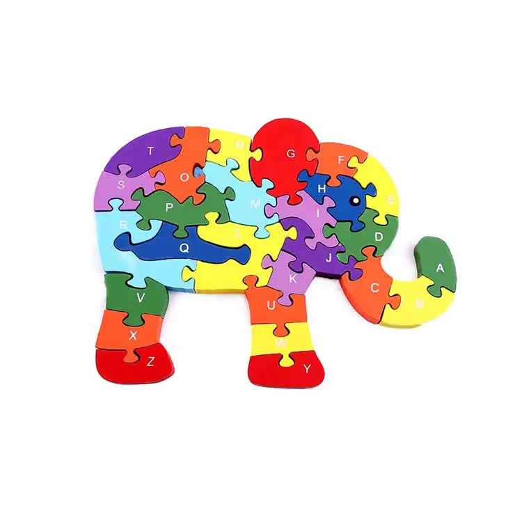 New design hot sale puzzle puzzle animal DIY wooden puzzle toys for kids