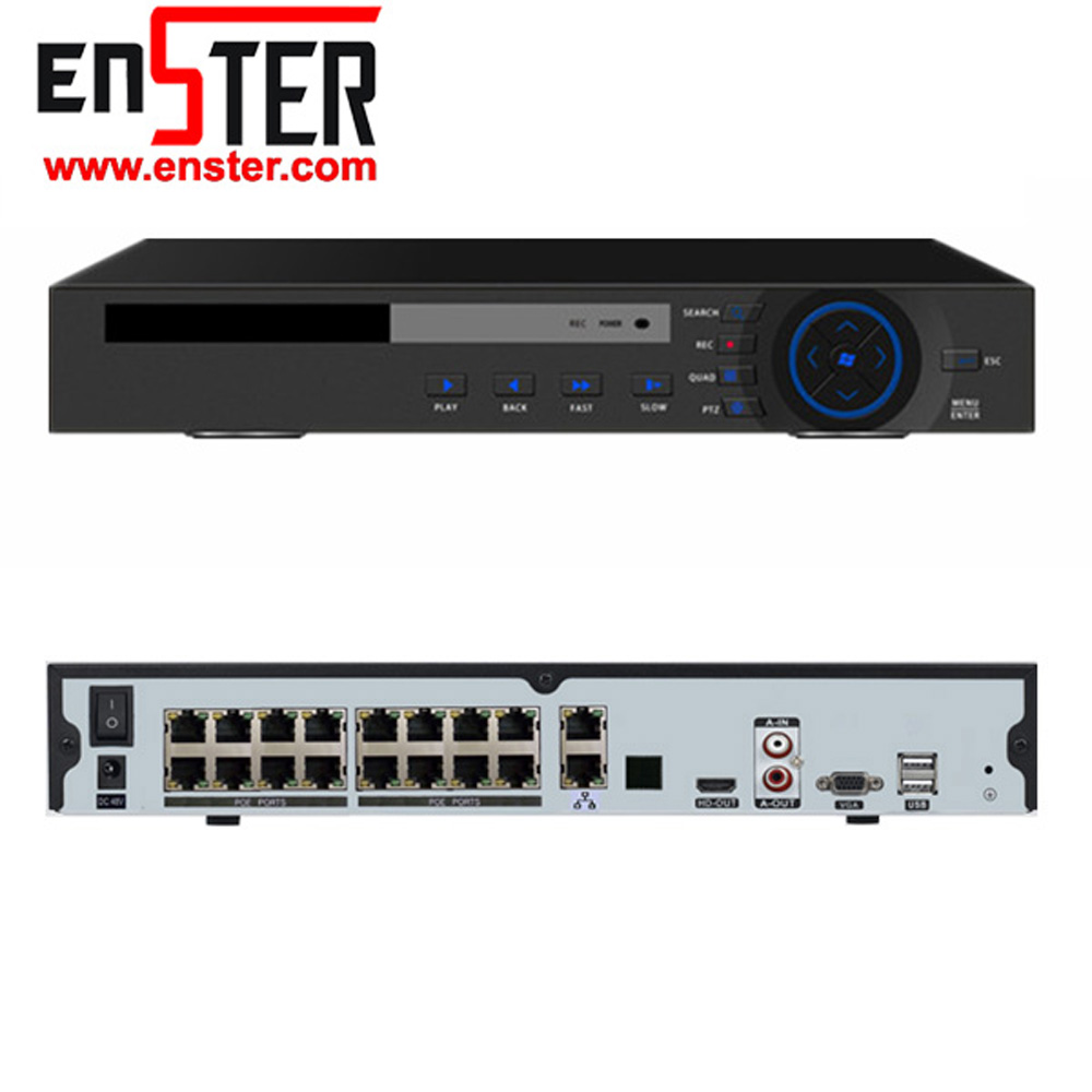 Горячая продажа 16 каналов 8MP Ultra HD 16 POE NVR комплект камеры безопасности CCTV система сетевой видеорегистратор