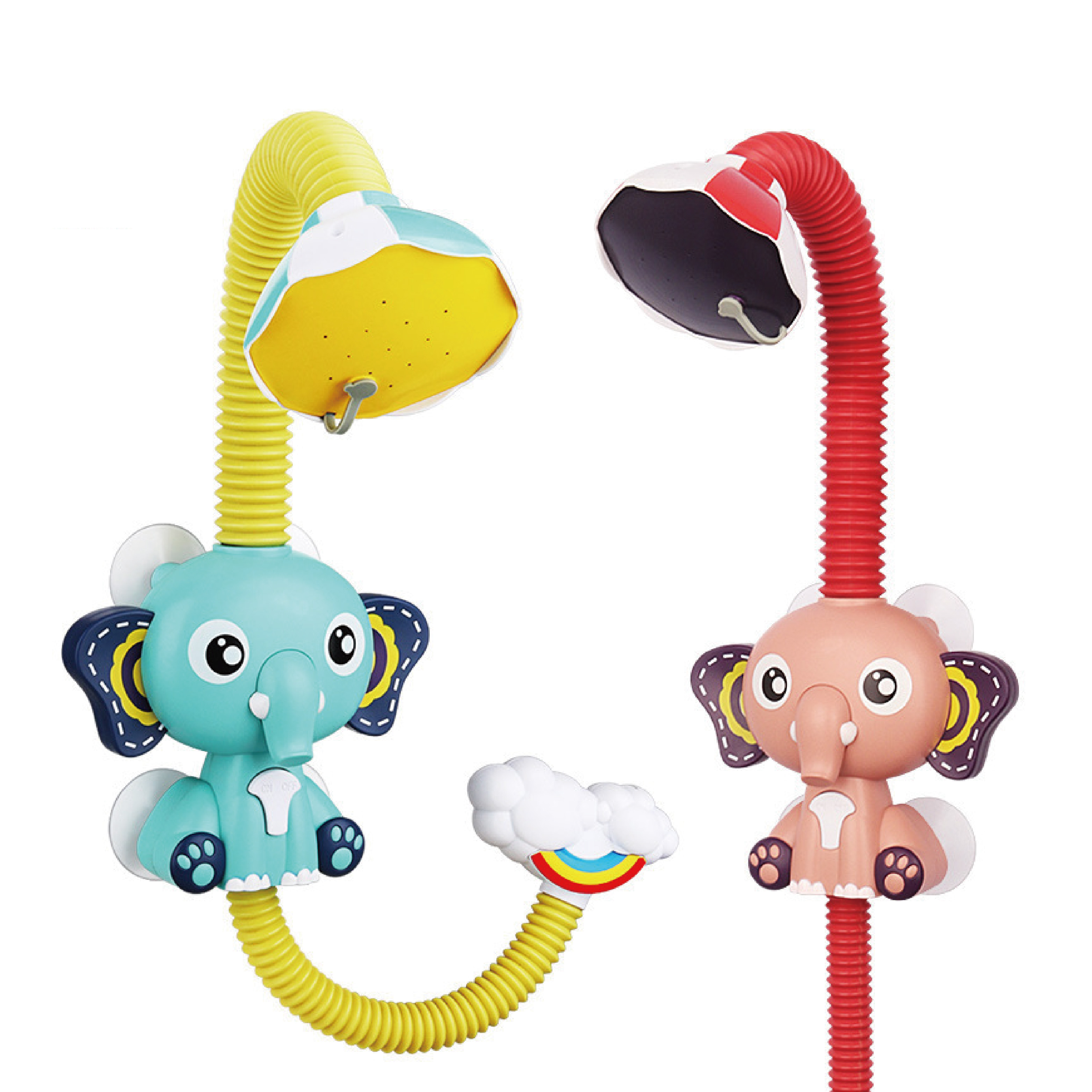 Amazon Hot Sale Electric Shower Bathtub Toys Baby Bath Toy Sprinkler 2021 Popular Animal Sprinkler Elephant Bathtub Toy