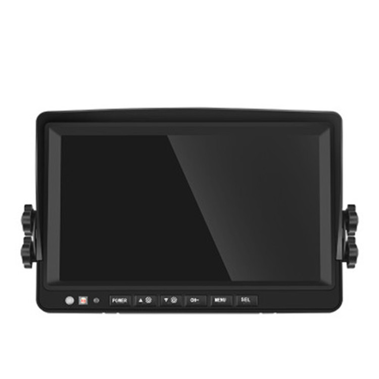 Сверхмощный автомобиль DVR Поддержка 128 Гб карты 4CH U-образный кронштейн аналоговая камера высокого разрешения функцией Мути, 7-дюймовая IPS монитор дисплей автомобиля DVR