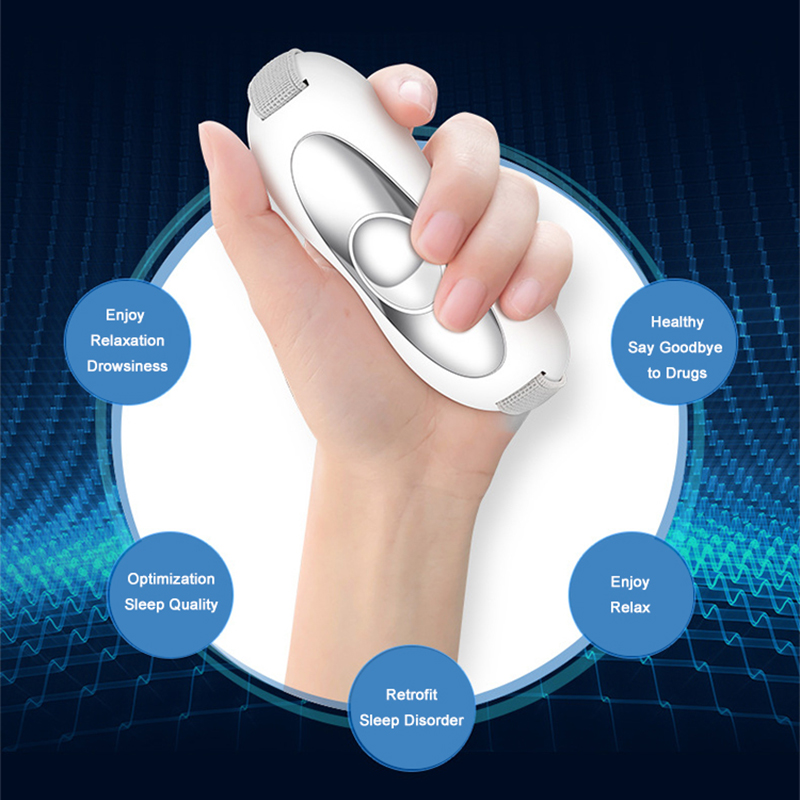 Maaadro New Home Portable Handheld Insomnia Pulse Micro Current Intelligent Radio Wave Sleep Aid Instrument Soothe Hypnosis