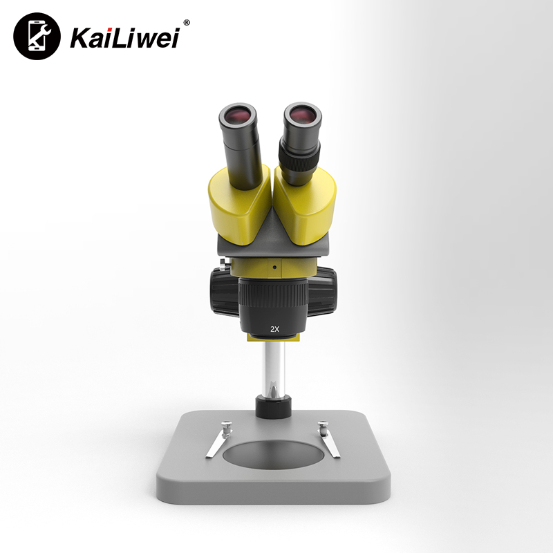 Бинокулярный стереомикроскоп kailiwei, 20X-40X WF10X/20 окуляров с увеличением, объектив 2X-4X, микроскоп для ремонта мобильных телефонов