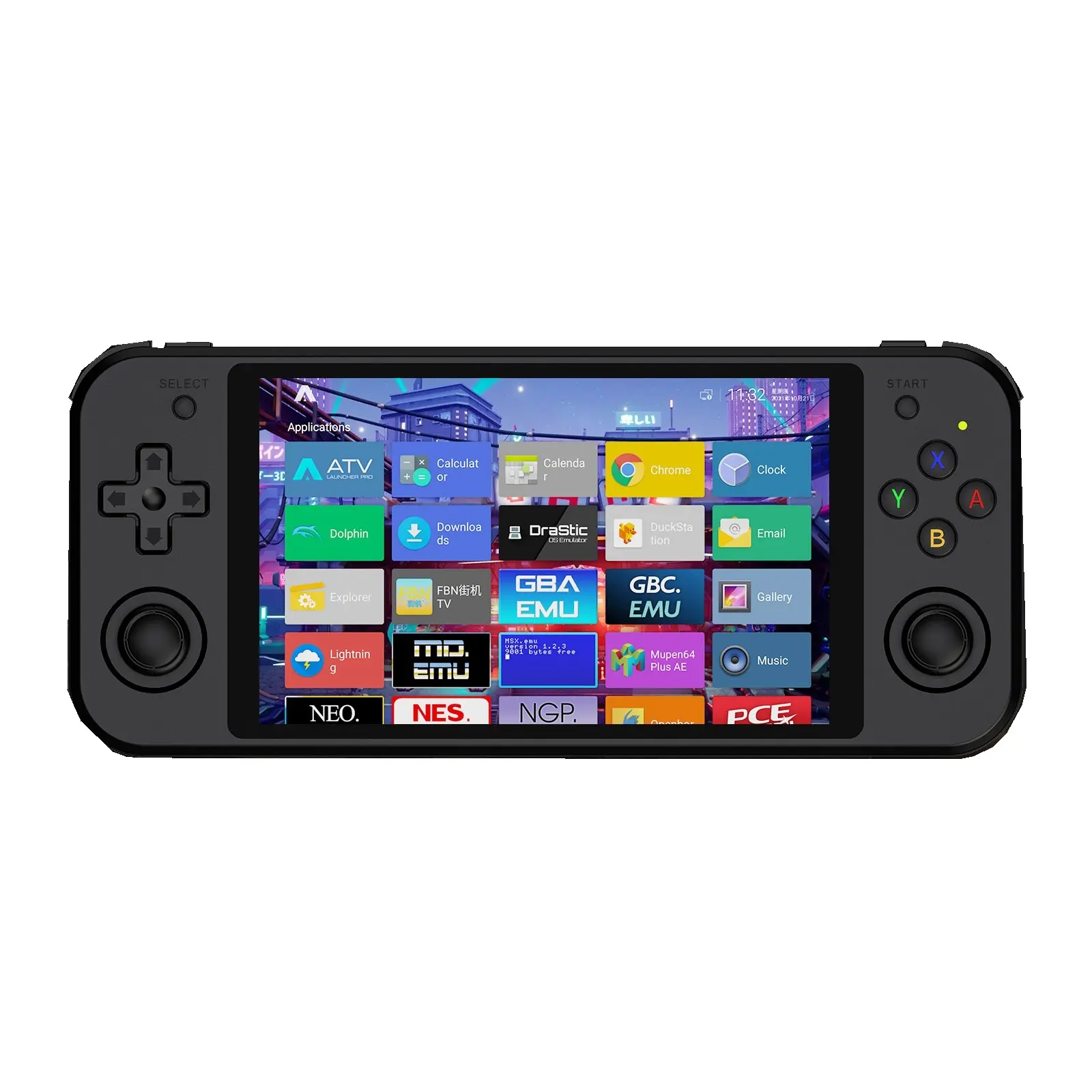RG552 Handheld Game Player 5.36 Inch IPS Screen Dual System Android Linux RK3399 Console