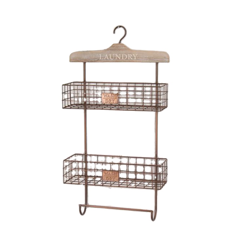 Home gardening wall hanging flower pot hanging basket metal wrought iron wall hanging flower planting display flower pot basket