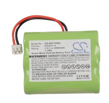 Платежный терминал батареи для Ascom EFT20-R, EFT20-S, MGN0319 2000 мАч/7.2Wh