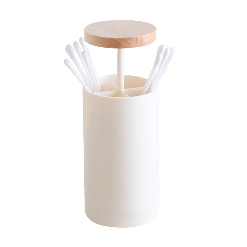 Wooden novelty toothpick holder Dispenser Storage,Wood Toothpicks Cotton Swab Container Pocket Novelty, Sturdy Safe Container