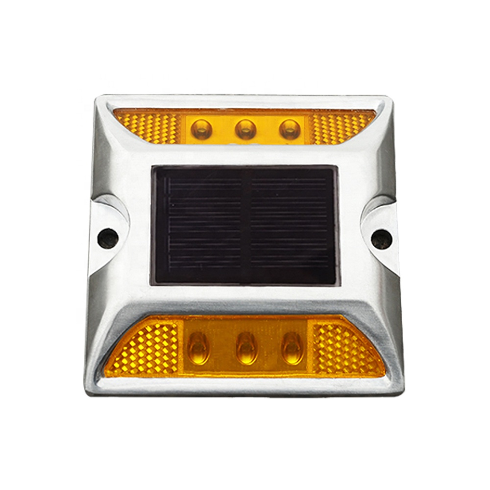 Dingwсветодио дный ang LED Солнечный кошачий глаз дорога стад стекло Детская безопасность отражатель