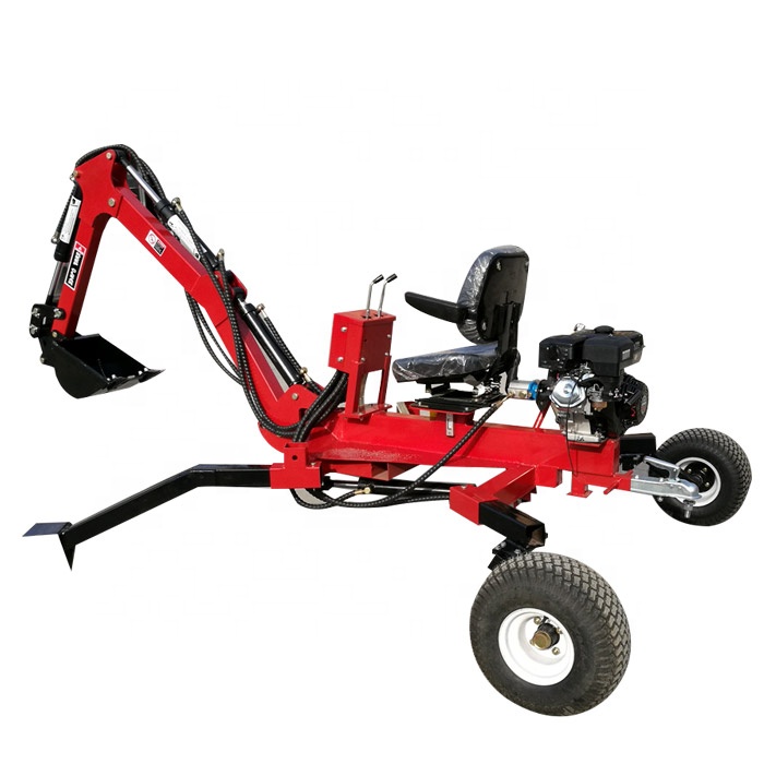 2019 popular high efficiency atv towable backhoe