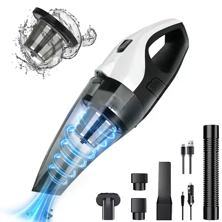 New Style Cleaning Cordless Portable Wet And Dry Car Vacuum Cleaner Factory Hand Held Wireless Mini Car Vacuum Cleaner For Car