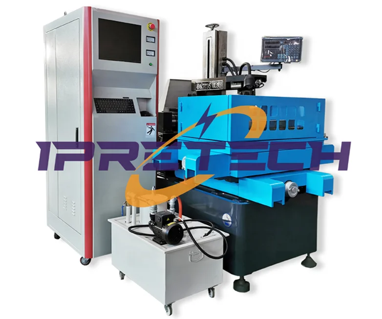 Wirecut CNC EDM машина DK7735 с проводом +-15 градусов EDM Машина