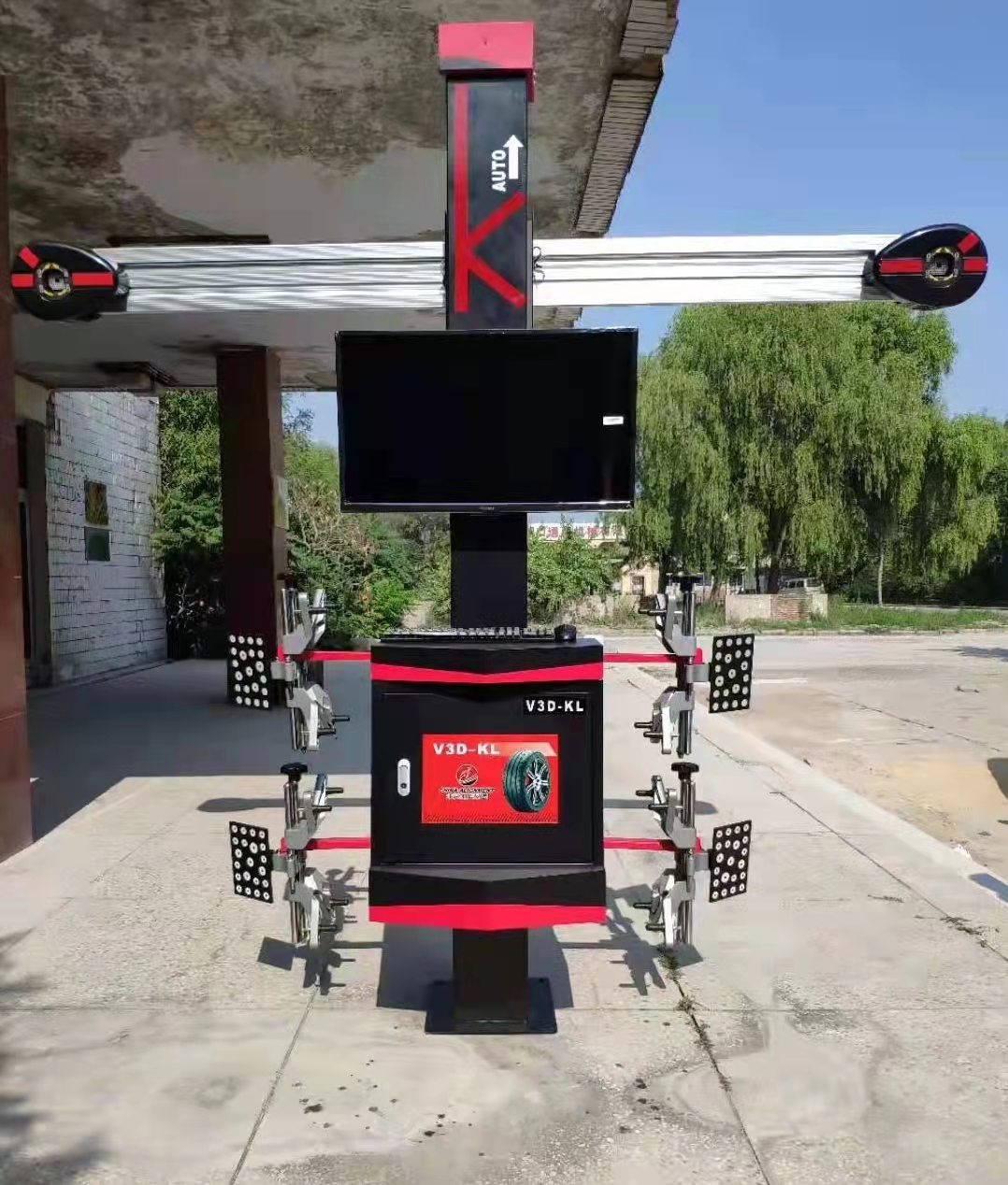 3D машина для выравнивания колес, подъемная версия с экраном в продаже