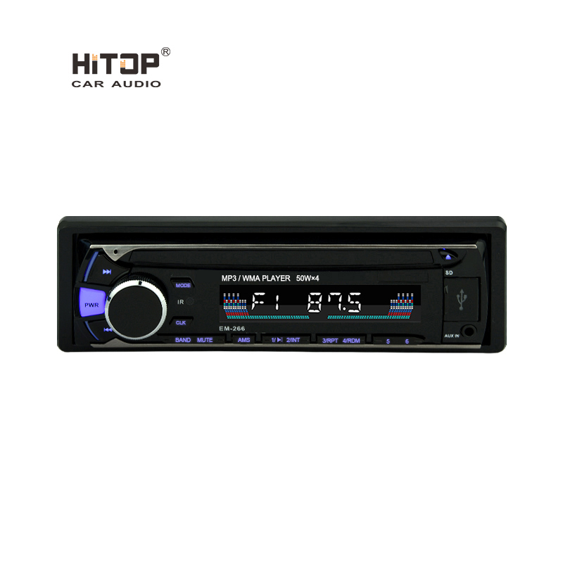 HT-5249 новый экран MP3 WMA плеер 50Wx4 самый продаваемый Универсальный FM-радио для автомобиля