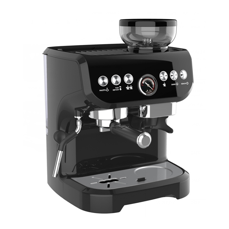 Home 19bar esspresso coffee cappuccino maker an automatic espresso machine brews coffee by forcing pressu