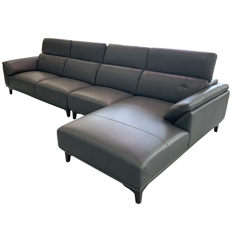 NIASI Modern living room furniture European style leisure leather sofa combination living room sofa sets