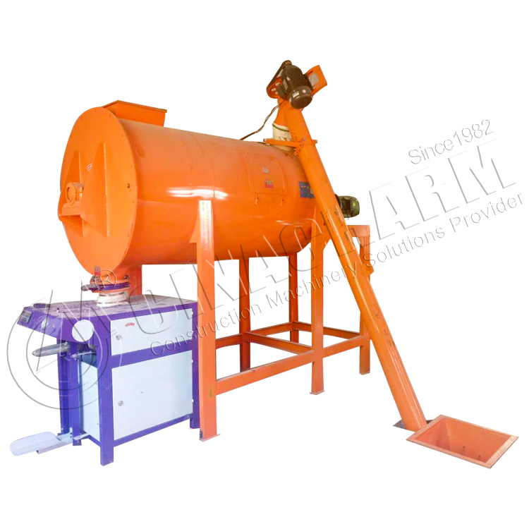 Low Price Simple Dry Mortar Production Line With Automatic Packing Machine