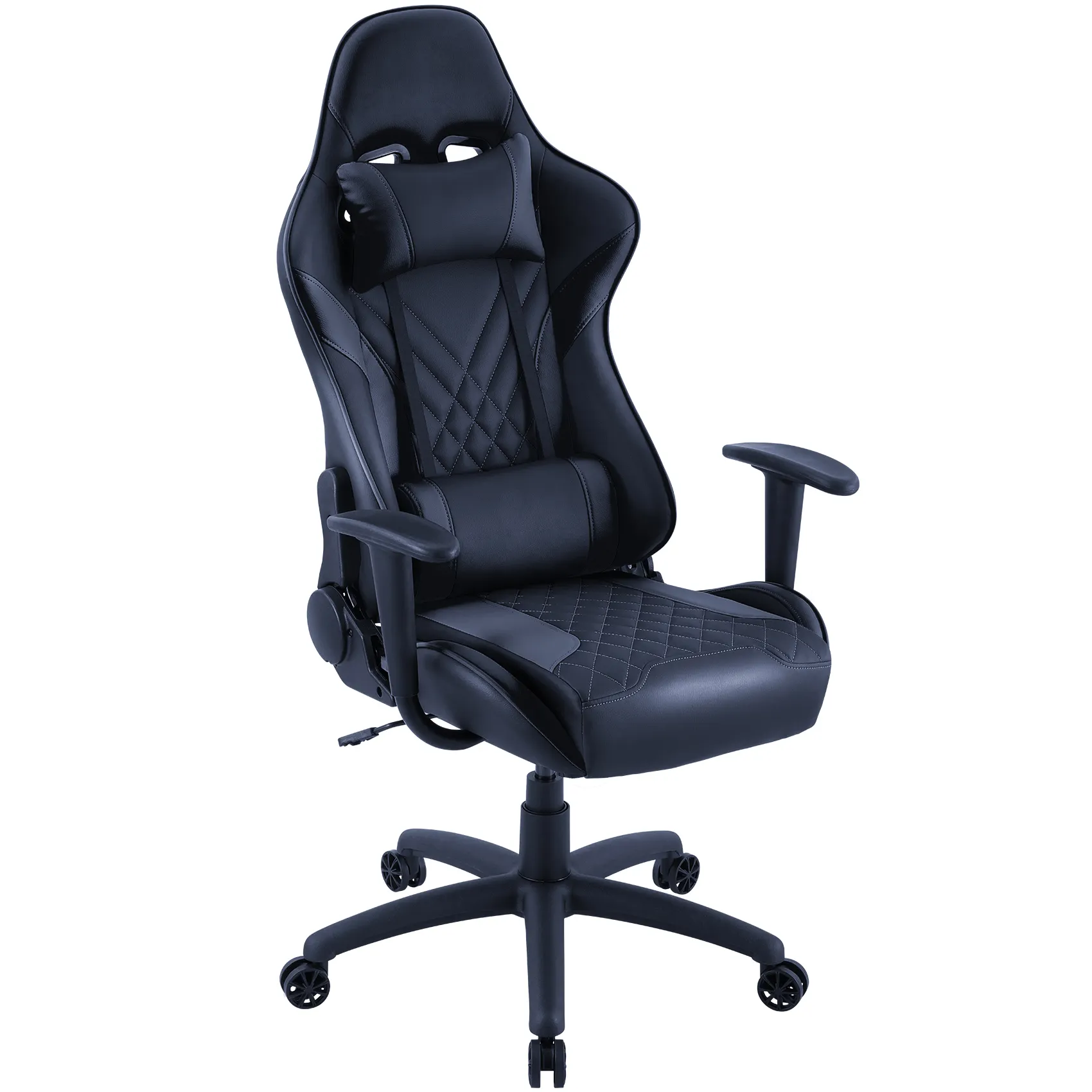 Ergonomic Gaming Chair High Back Leather Swivel Chair Adjustable High