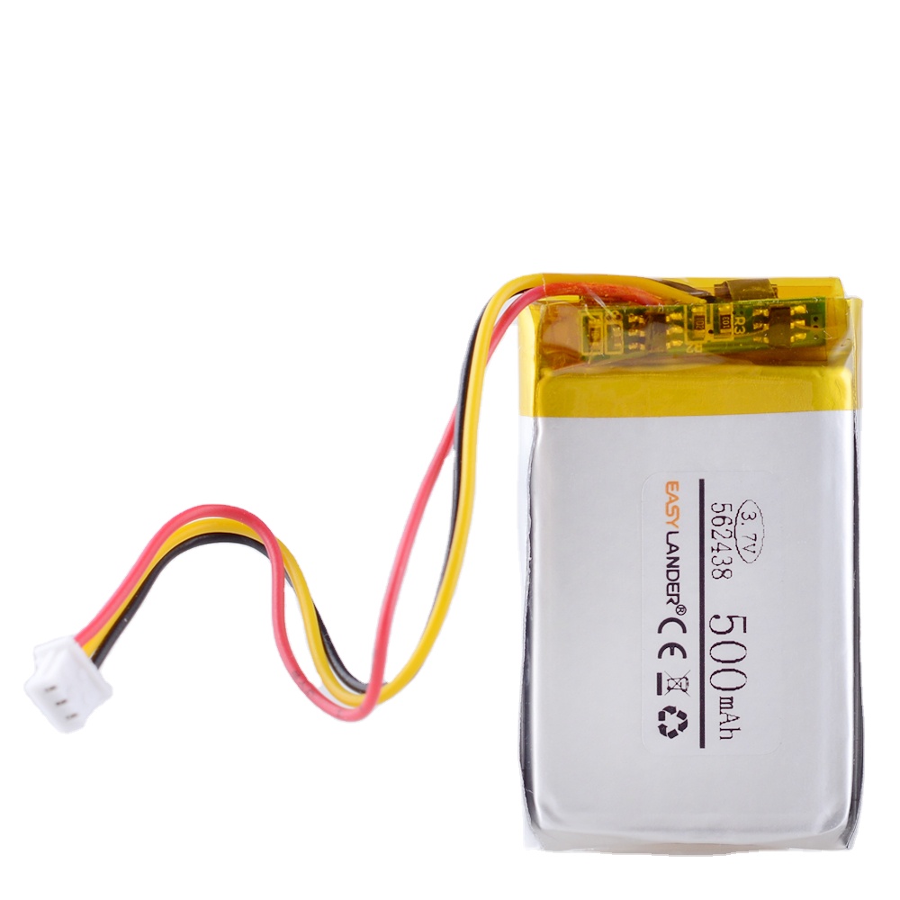562438 3,7 V 500mah JST 1,25 3p Литий-полимерный аккумулятор