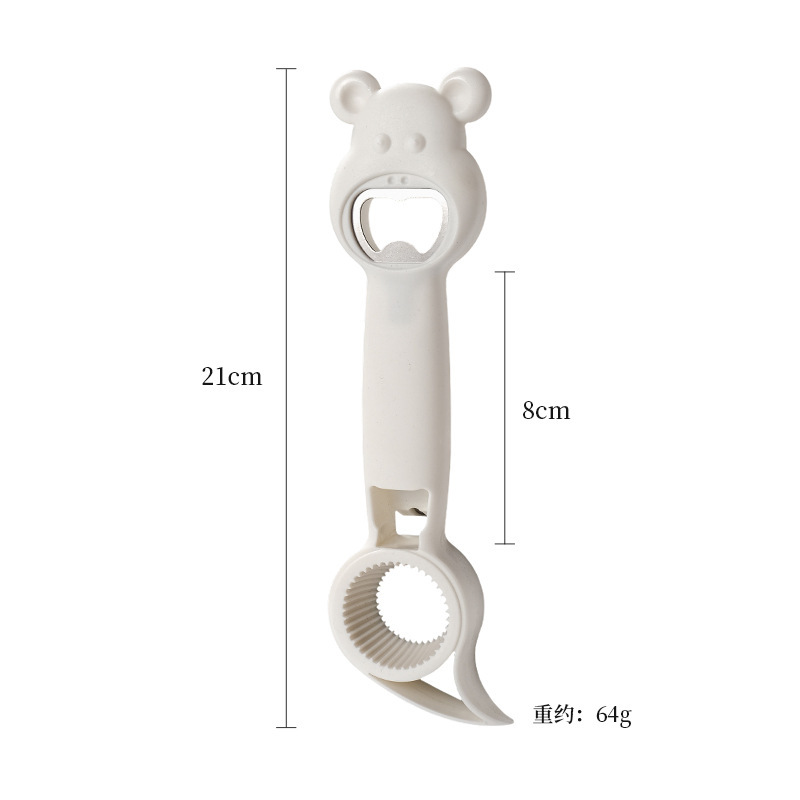 Multi-purpose 4 in 1 Beer Bottle Opener Can Opener Bottle Cap Screwing Device Bar Tools Beer Bottle Corkscrew Kitchen