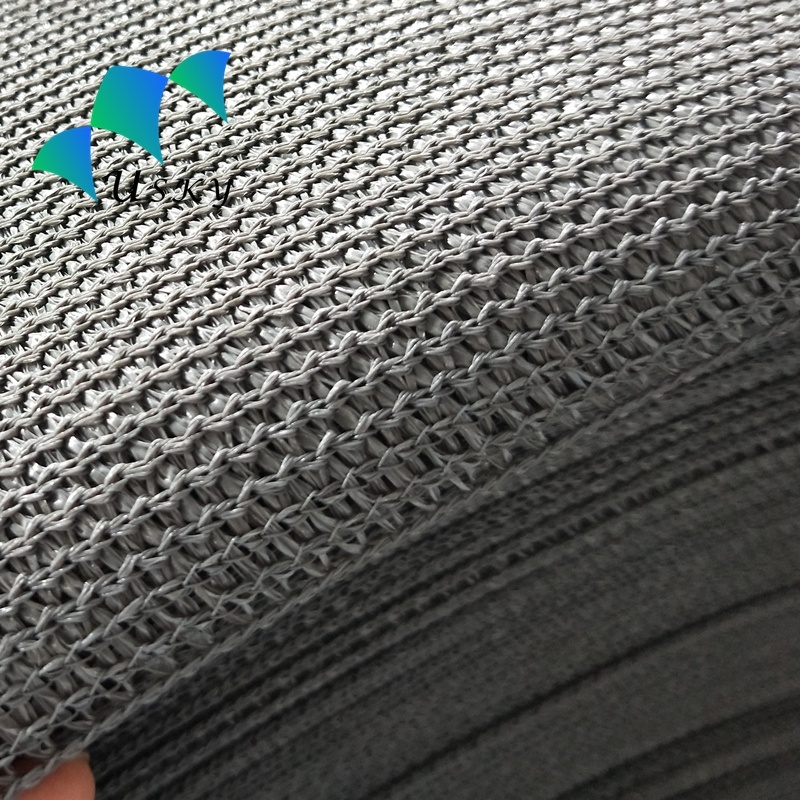 Девственница HDPE серый цвет тени парус прямоугольник с PE Веревки