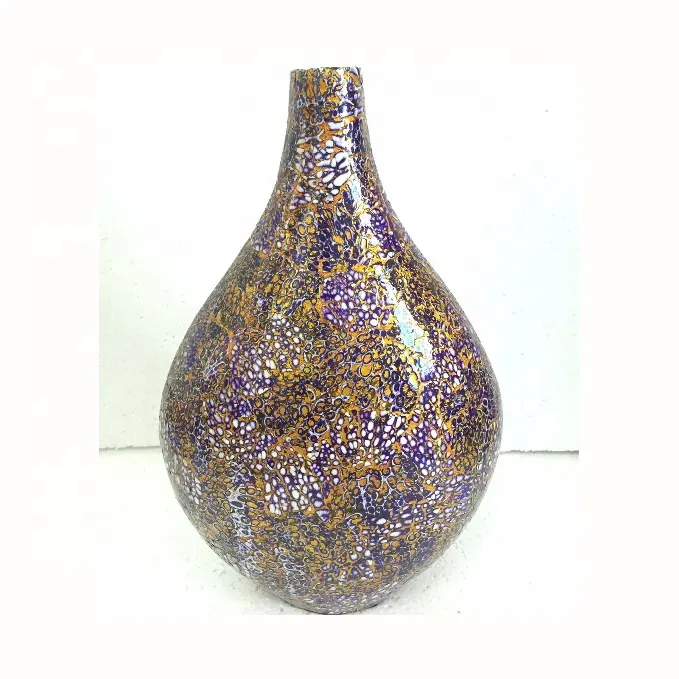 High quality best selling eco friendly impressive MOP eggshell vase with latest design from Vietnam