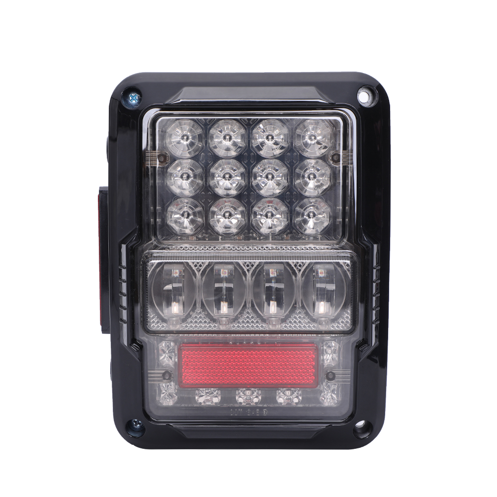 Factory direct led rear lamp 30 W full reversing led tail light plug and play US European version tail light for jeep wrangler