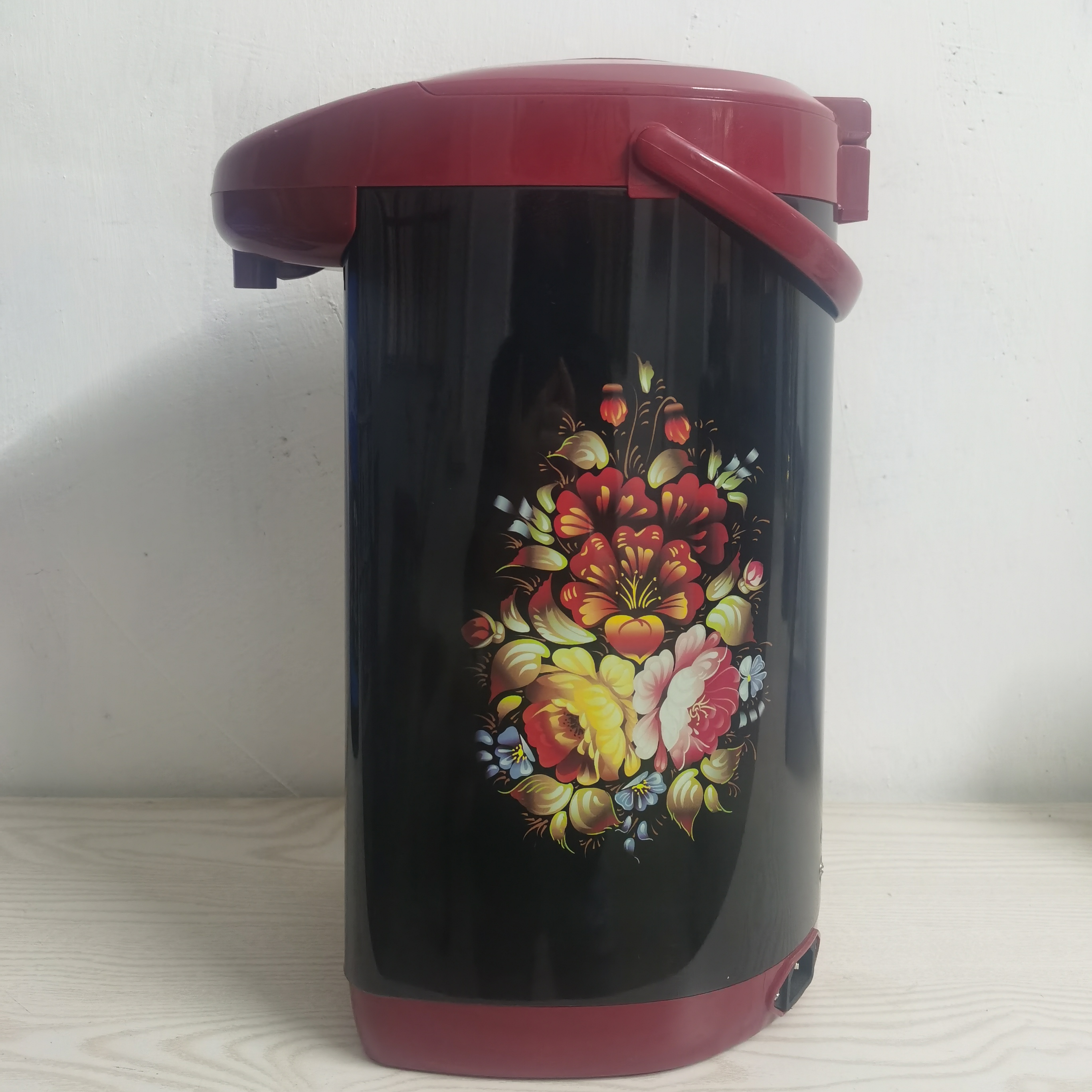 Disinfection water boiler 360 rotatable electric hot pot 3 ways of dispensing with reboil function electric thermo pot