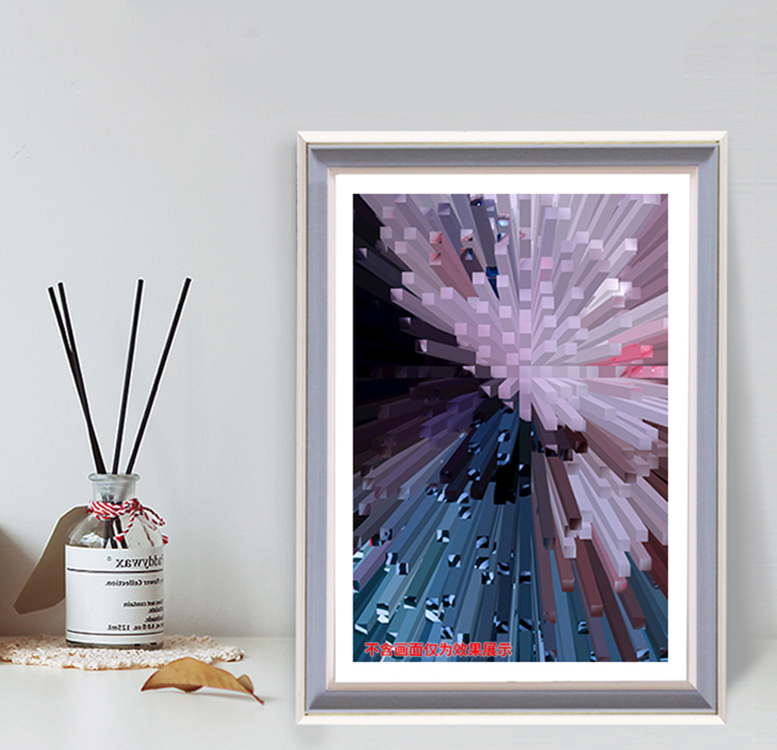 16" 20" 24" 30" Poster Photo Cross Stitch Framed Custom Frame Glass Frame