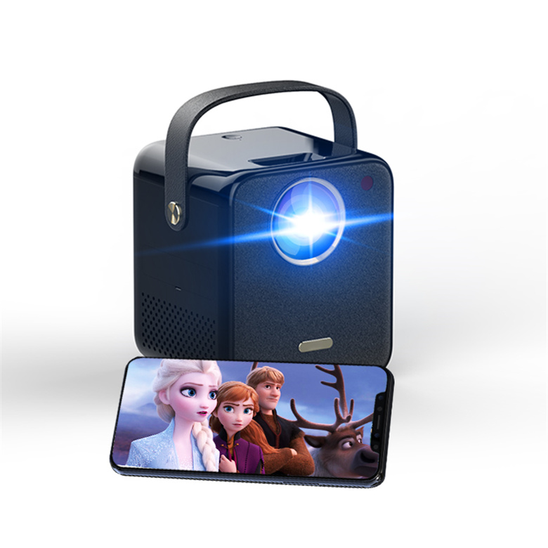 Wireless mobile wifi portable 480p mini smart Projector HD household cinema projector