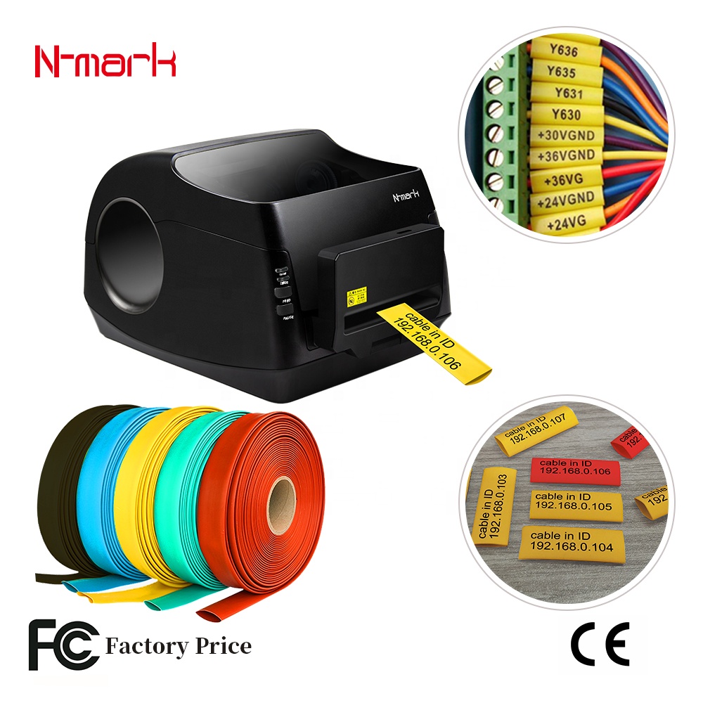 N-mark hot selling multi-functional heat shrinking tubing printer