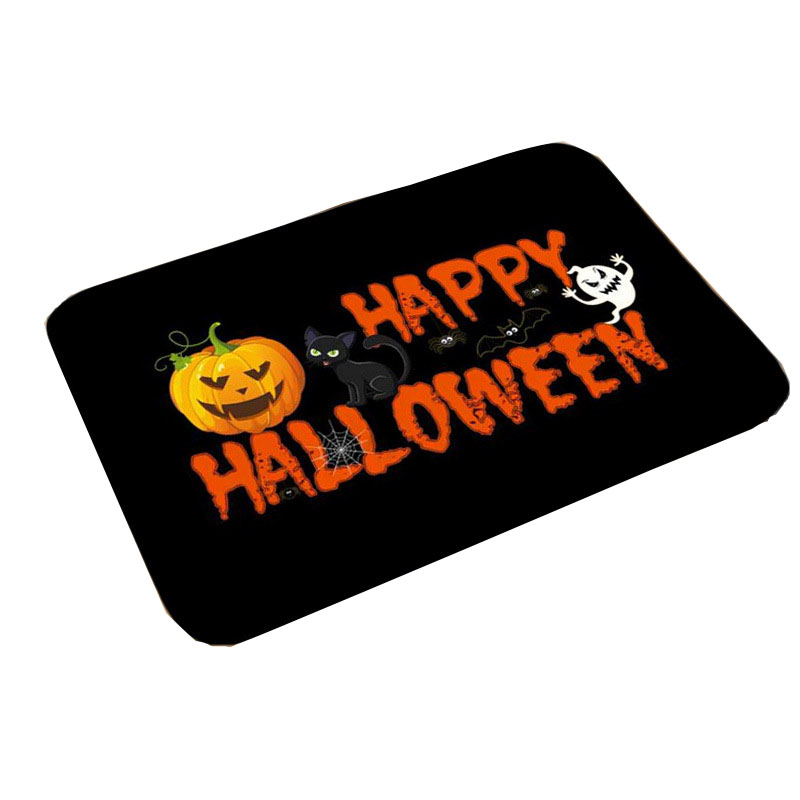 Modern Flannel Super Soft Non-Slip Washable Wearable Halloween Carpet