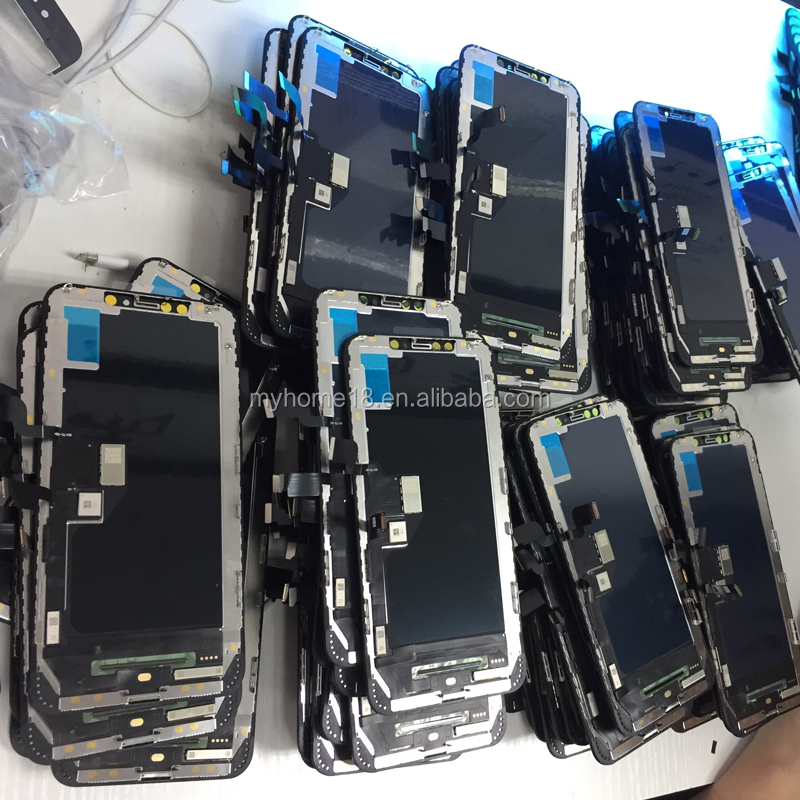 Заводская поставка HX GX ZY JK Жесткий гибкий сенсорный экран OLED для iPhone X ЖК-дисплей с водонепроницаемой наклейкой бесплатный подарок