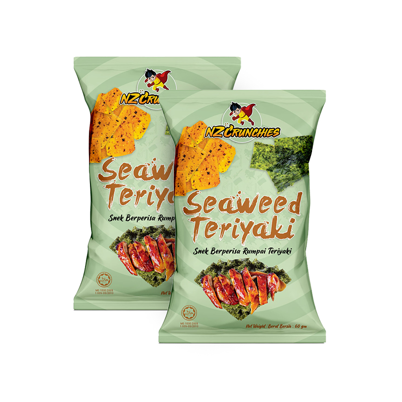 Заводская цена, Малайзия, NZC, морские водоросли, Teriyaki, Снэк, хрустящий, обеспечивает различный приятный вкус для любителей закусок