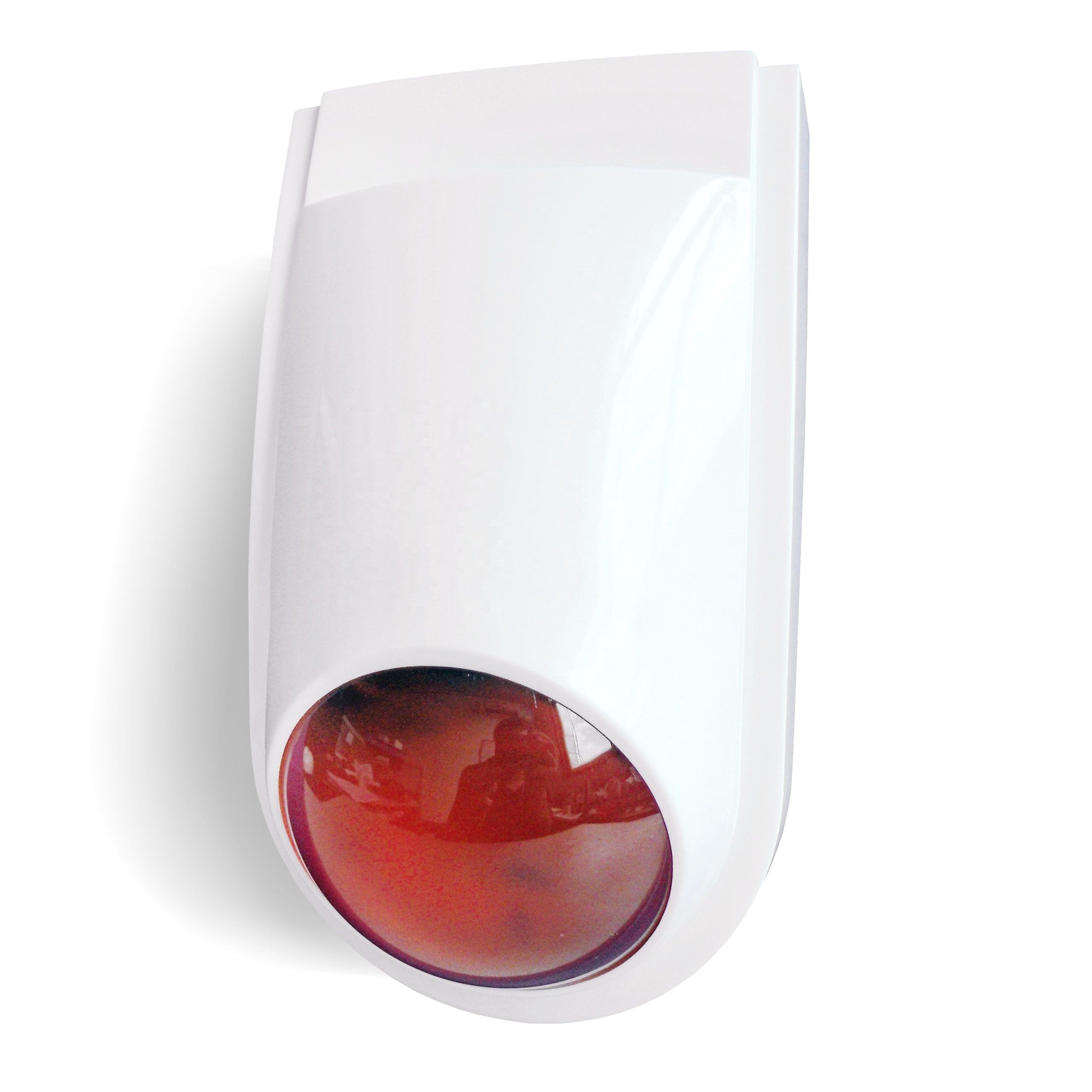 6V battery type outdoor 110DB sound and flash alarm siren with wireless