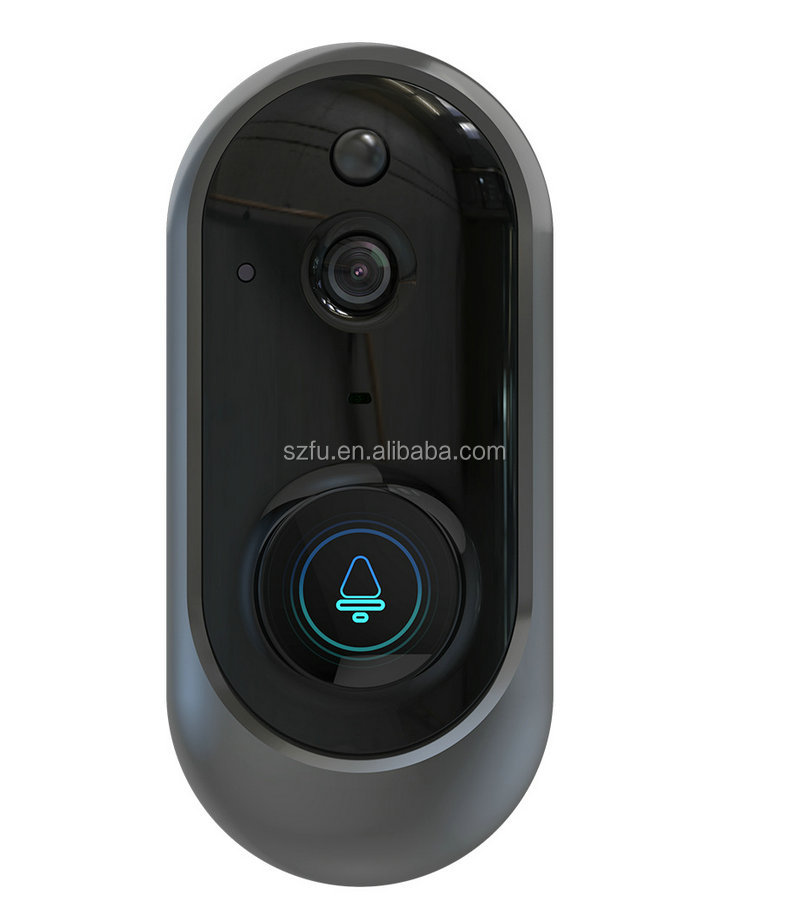 Горячая продажа 1080P для продажи WiFi видео дверной звонок Смарт ночное видение PIR Обнаружение движения беспроводной дверной звонок камера с приложением Tuya