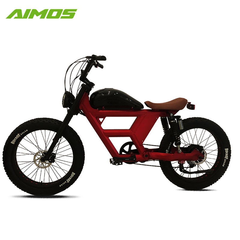 2021 newest product aimos wolf electric bike down hill front fork electric bike 24inch tire