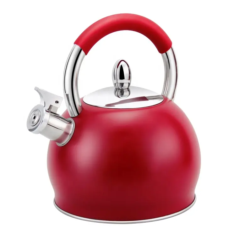 Goldensea Hot Sales Ready Goods Stainless Steel Whistling Water Tea Kettle Stovetop Teapot for your Kitchen