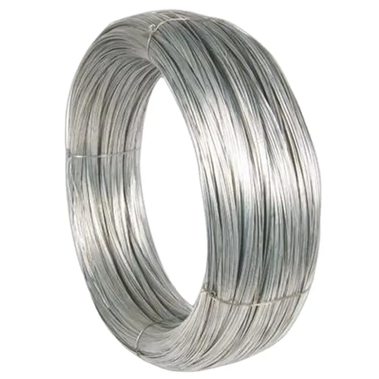 Nail making raw material cold drawn low carbon black galvanized iron wire
