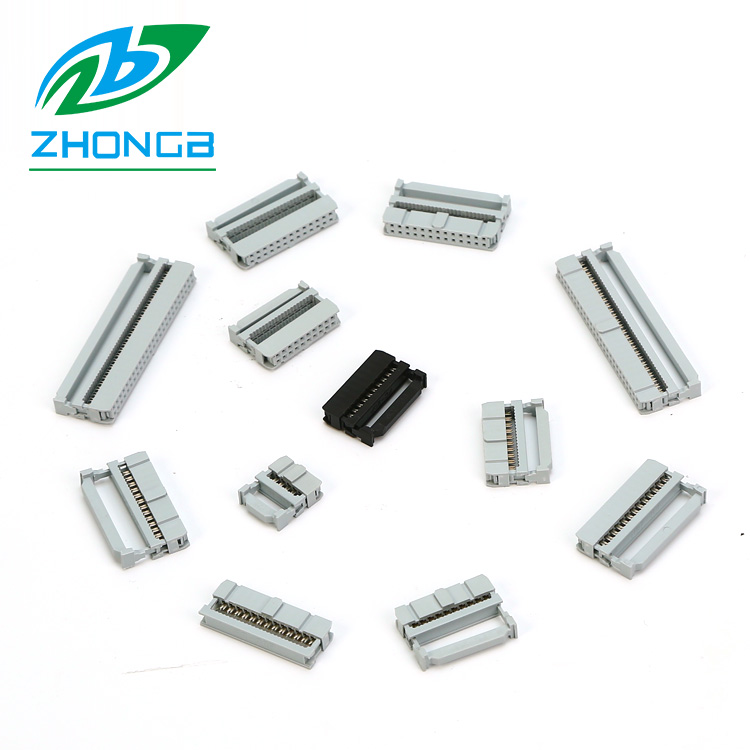 IDC 2,54 мм Шаг 6 8 10 12 14 16 20 24 26 30 34 40 50 Pin IDC FC гнездовой разъем Кабельный соединитель
