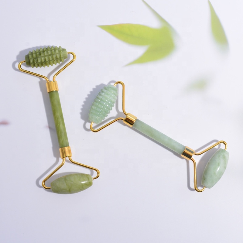 Jade Skin Roller Wholesale Uk Anti-Aging Real Jade Stone Roller Massage For Face