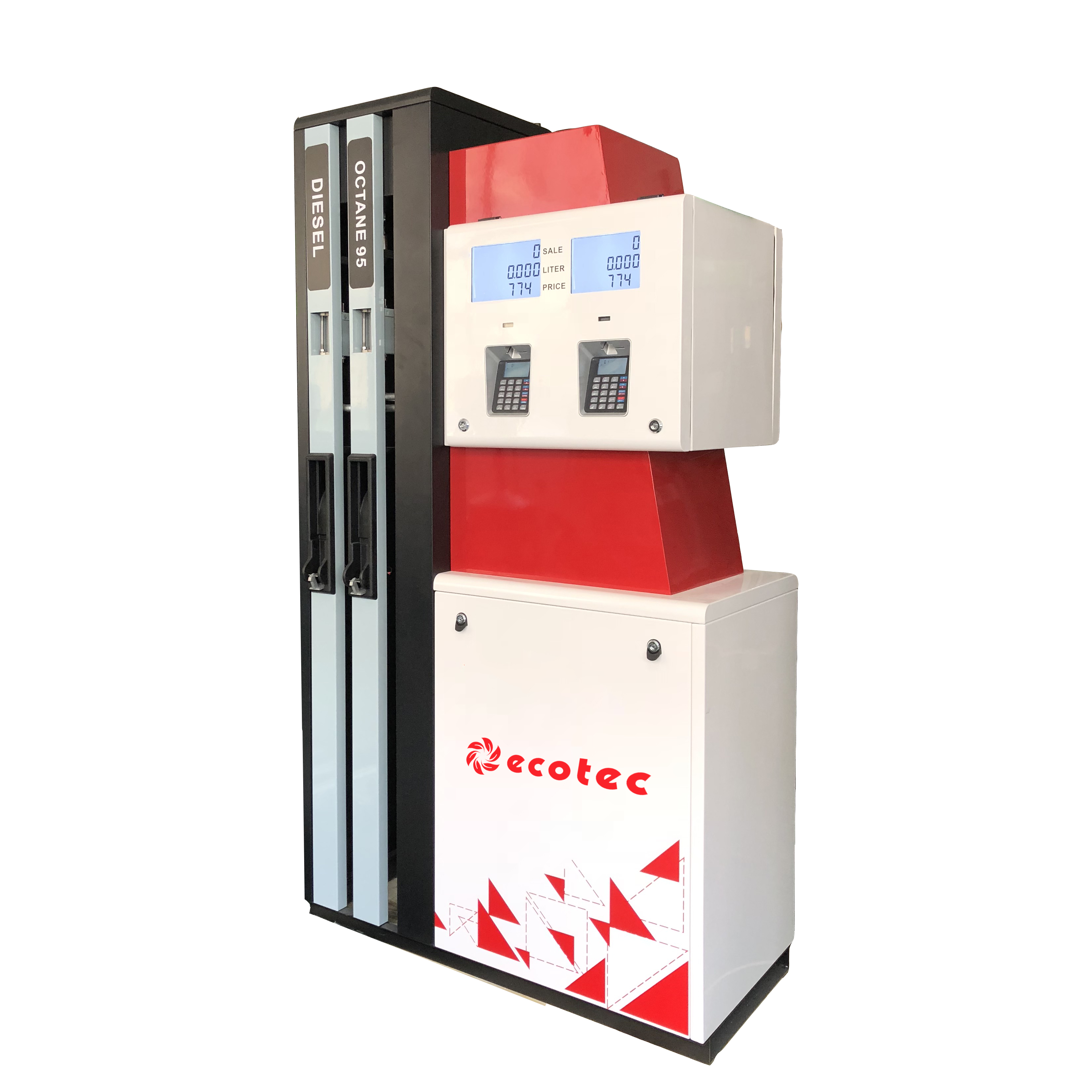 Мини бензиновая станция Ecotec, дизельный и топливный дозатор, бензиновая солнечная модель
