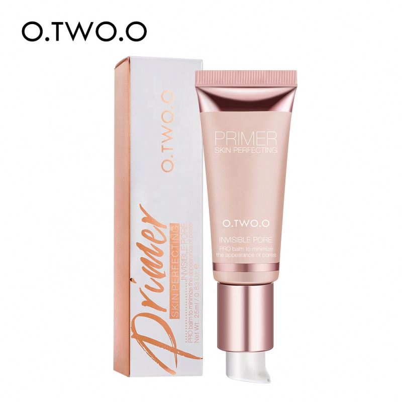 O.TWO.O Makeup Base Face Primer Gel Invisible Pore Light Oil-Free Makeup Finish No Creases Not Cakey Foundation Primer Cosmetic