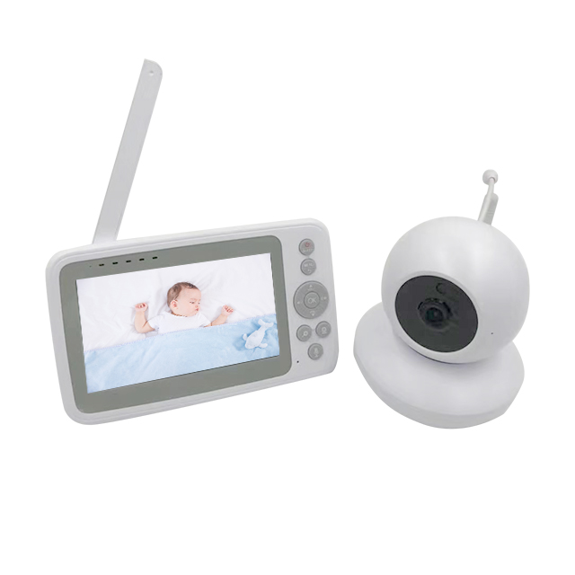 wholesale video audio 4.3 inch night version music digital baby monitor