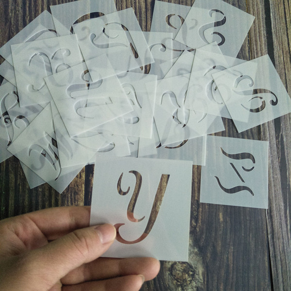 Letter and Number Stencils Alphabet Stencil Plastic Letter Stencils