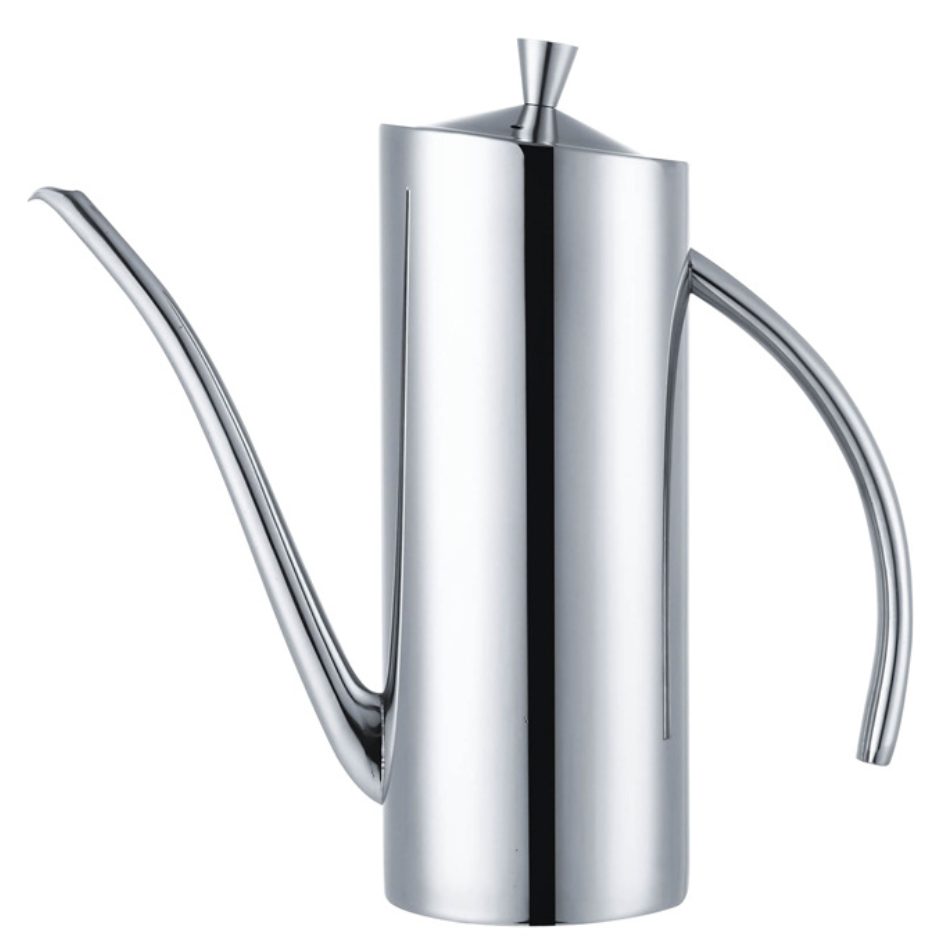Hot Selling Oil Dispenser with Handle Stainless Steel Container Bottles Oil Dispenser Pot for Cooking Kitchen Restaurant