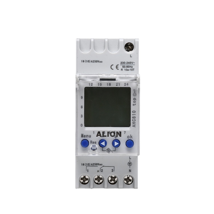 ALION AHC810 программируемый цифровой таймер, 1 канал 16A автоматический таймер школьного звонка цена