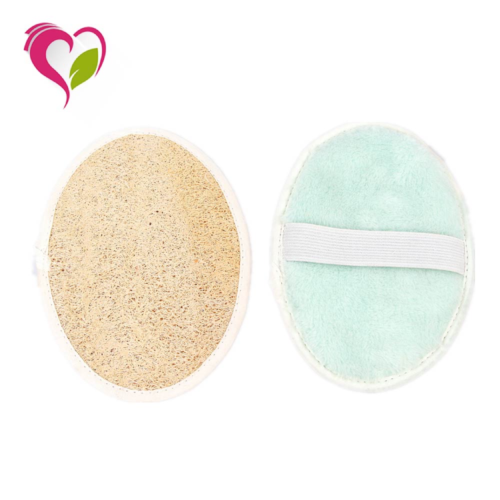 Оптовая продажа, Экологически чистая губка Luffa из натуральной люфы, отшелушивающая губка для ванны